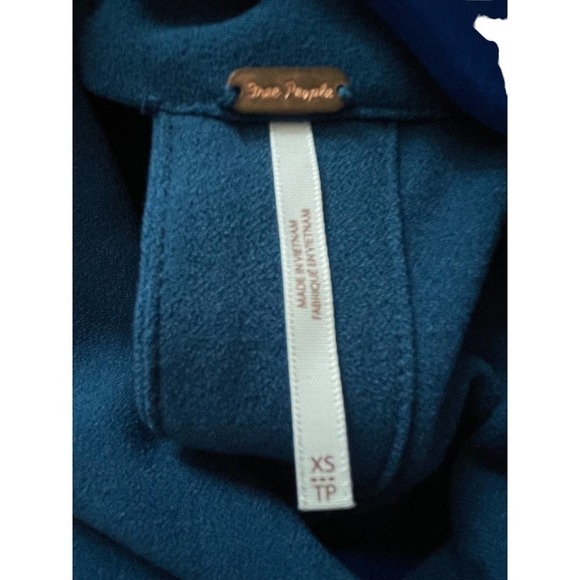 Free People Womens Goldie Sapphire Mock Neck Shift Tunic Dress Size XS - Picture 6 of 7